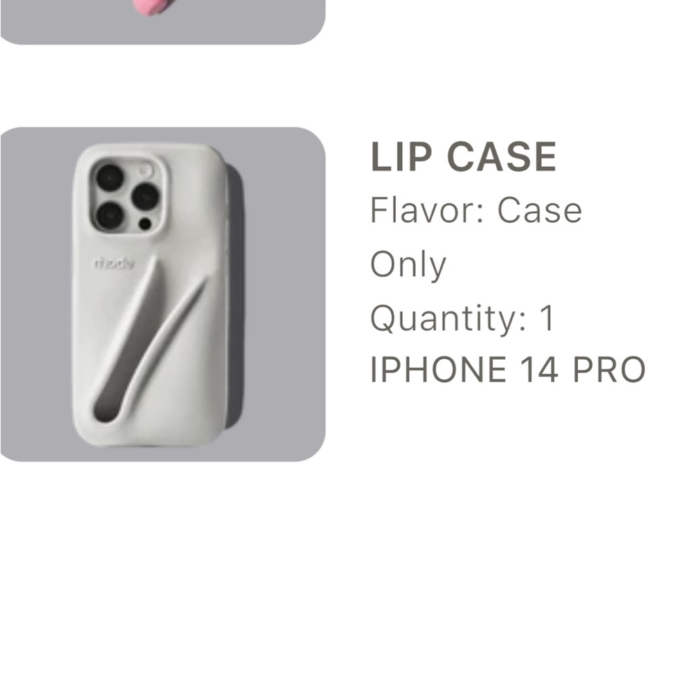 IPhone 14 Pro RHODE lip case